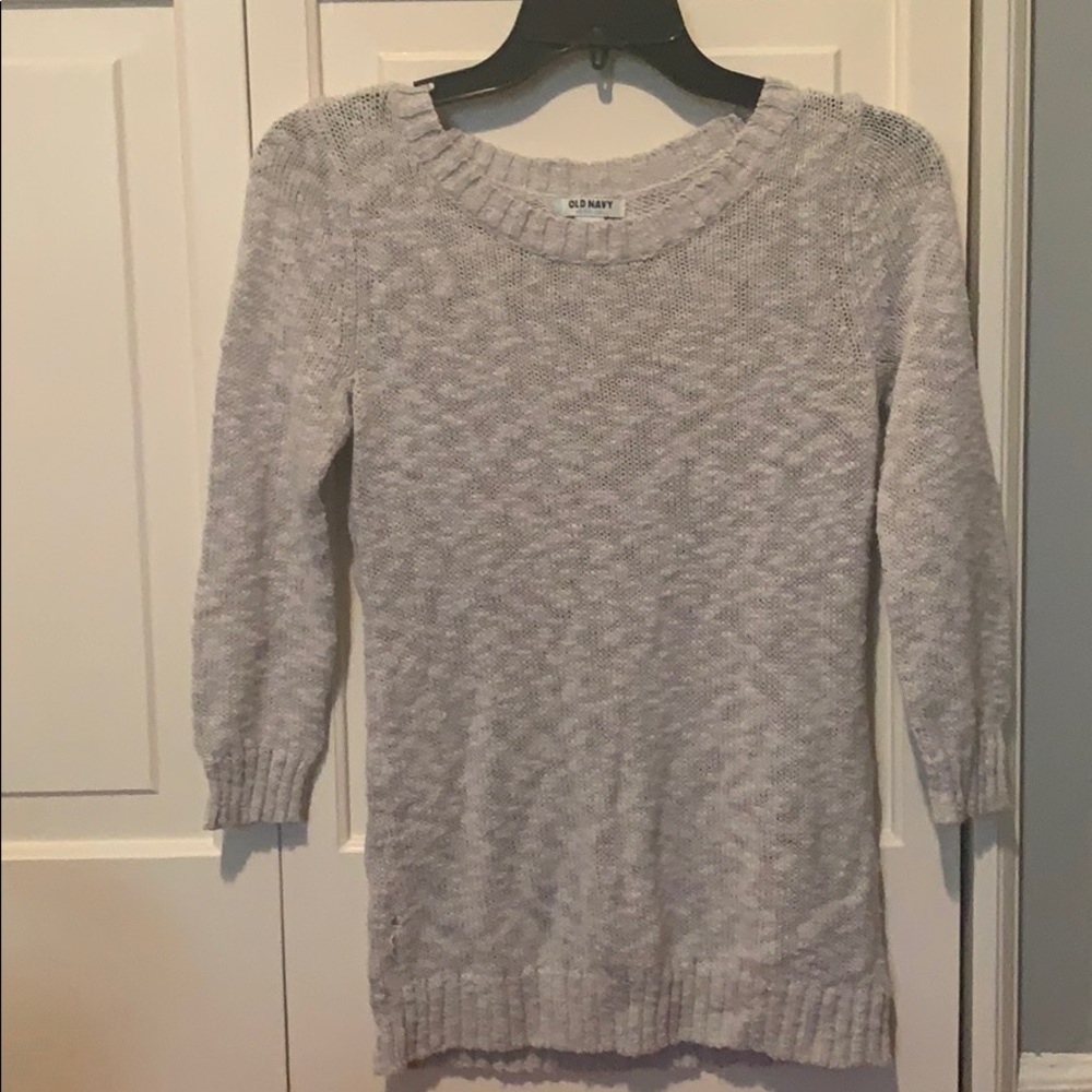 Gray old navy sweater